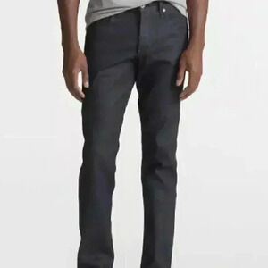 Rag and bone 5 pckt button Slim Fit Dark Indigo Authentic Stretch denim Jean  31